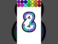 coloring number 8 is fun and exciting