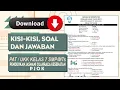 Download Lagu Download Kisi-Kisi, Soal dan Jawaban PAT/UKK Pelajaran PJOK Kelas 7 SMP/MTs Semester 2 Lengkap!