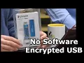 Encrypted Flash Drive Requires No Software or Technical Voodoo
