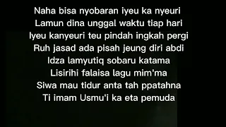 syairan pepende ku anjeun full lirik