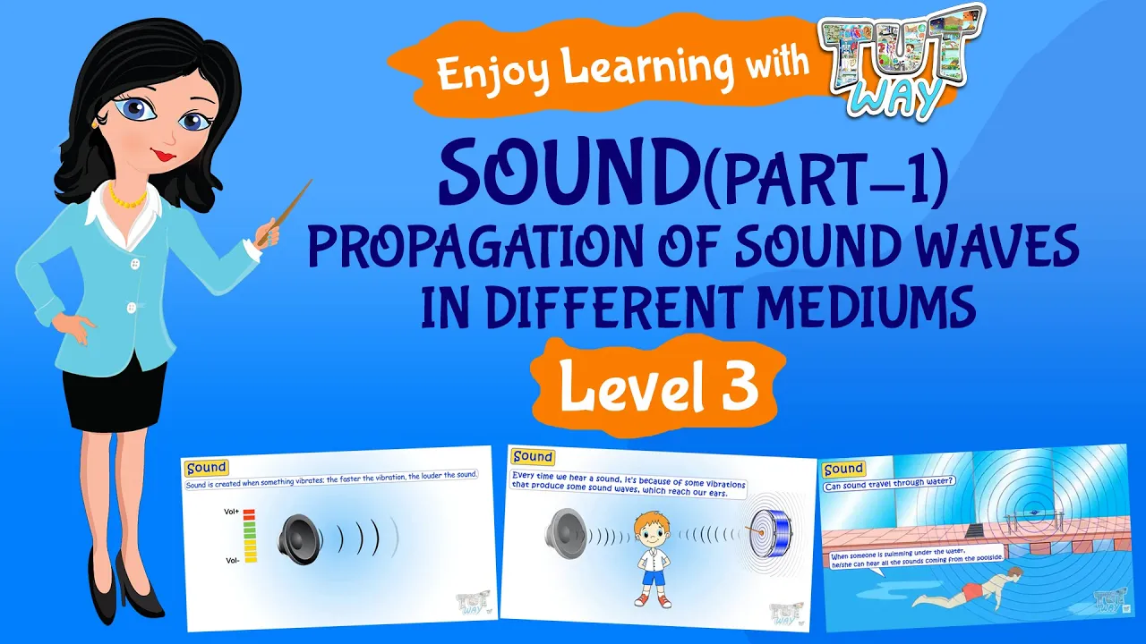 Outline Video Propagation of Sound: Sound Waves For Kids | Tutway