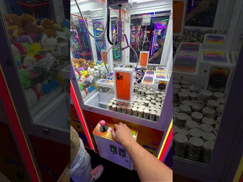 How Much Money To Win an iPhone in an Arcade?