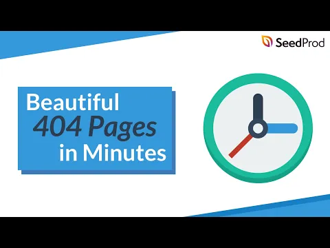 Create Beautiful 404 Pages For WordPress in Minutes