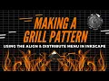 HOW TO MAKE A GRILL GRATE PATTERN USING THE ALIGN AND DISTRIBUTE MENU IN INKSCAPE