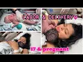 Lagu TEEN MOM LABOR \u0026 DELIVERY VLOG💓// During pandemic//17 \u0026 Pregnant