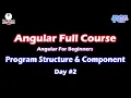 Angular Full Course - Day 2 Project Structure Components Explained