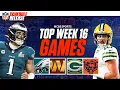 Eagles vs Commanders Packers vs Bears on Saturday slate for Week 16 NFL Schedule Release