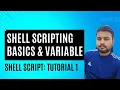 Shell Script Basics Variable Mastering Shell Script in Hindi Part 1
