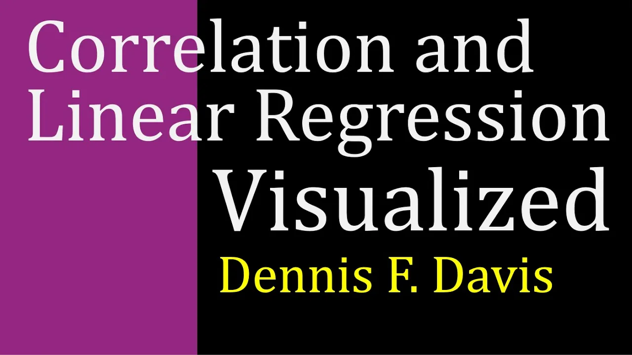 Correlation and Simple Linear Regression by Dennis F Davis
