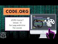 Code org - Course F 2019