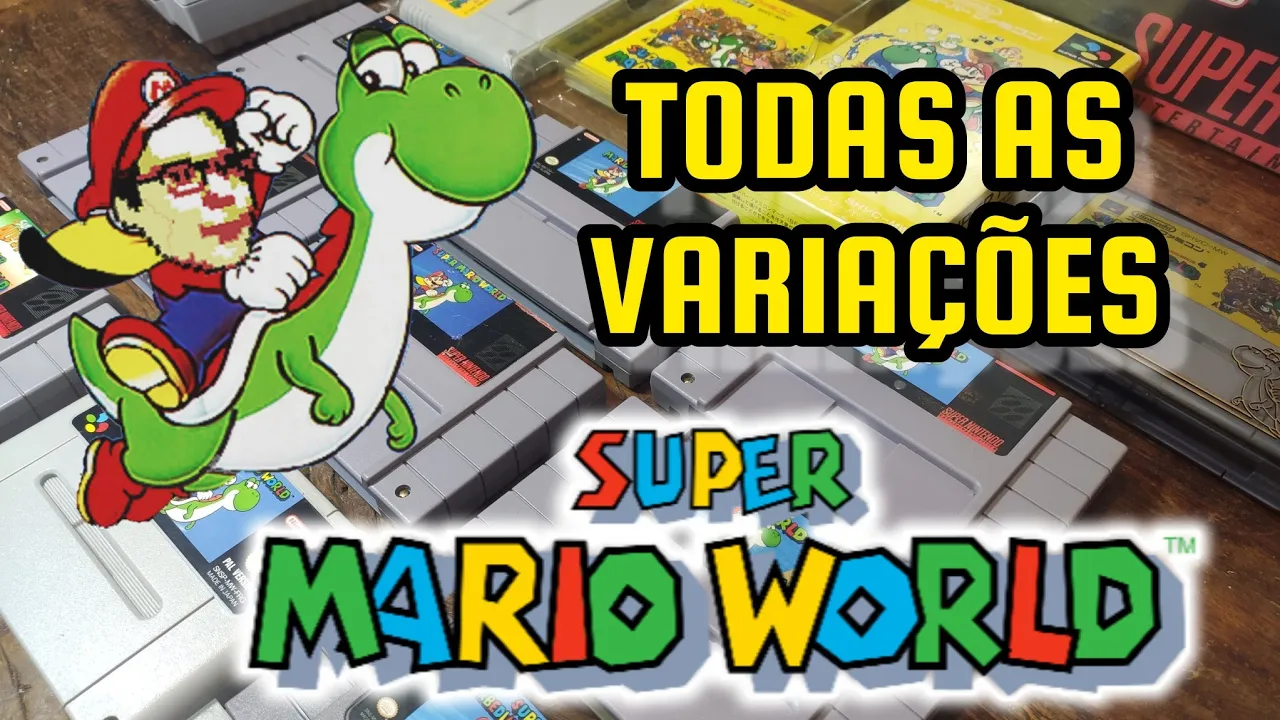 TODAS AS VARIAÇÕES DE SUPER MARIO WORLD !!!
