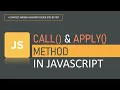 call and apply method I Functions JavaScript