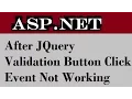 After JQuery validation button click event not working