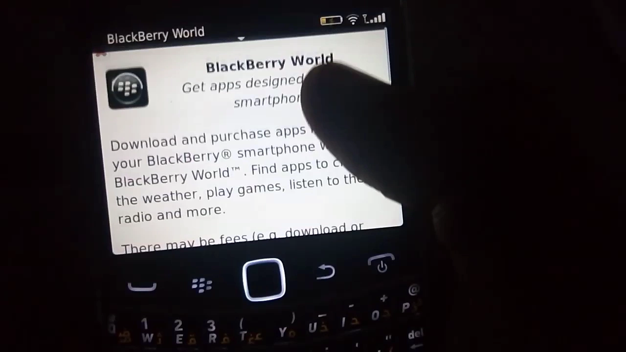 Downloading and using App World on your BlackBerry® 6 smartphone.. 