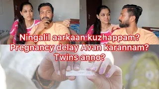 pregnancy delay avan karannam endhelum kuzhappam rajesh chinnu pregnancy 