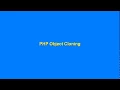 PHP OOP Cloning