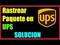 RASTREAR un PAQUETE en UPS I Solucion 2025