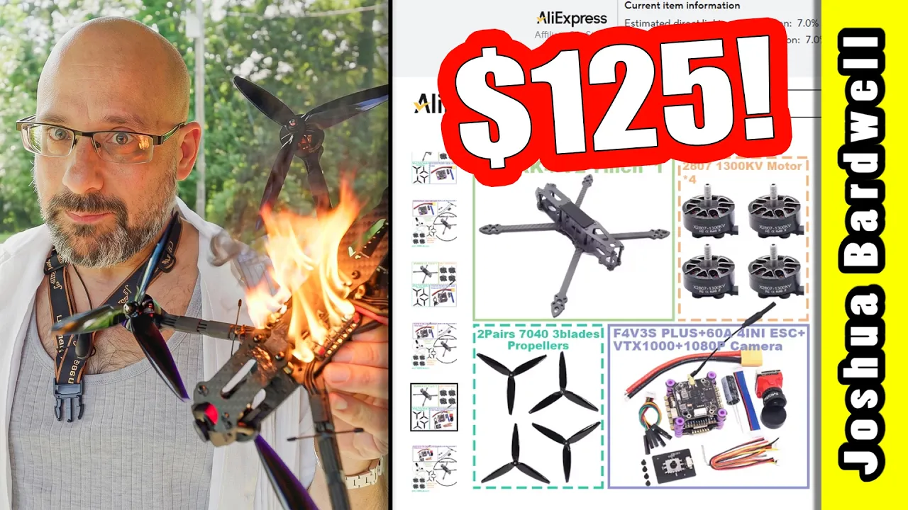 $125 drone from AliExpress: HOW GOOD COULD IT BE?: video thumbnail