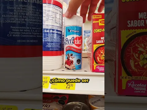 ¿Sal con menos SODIO? ¿Qué? ....