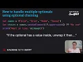 How to handle multiple optionals using optional chaining - Swift for Complete Beginners