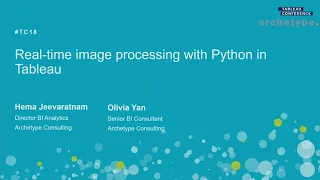 Archetype Consulting Real-time image processing with Python in Tableau