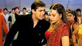 oye mundiya seene se nikal na jaaye 4k video karishma kapoor salman khan 90s