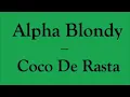 Alpha Blondy   Coco de Rasta