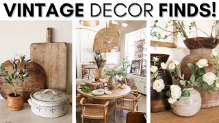 THRIFT AND ANTIQUE SHOP WITH ME HOME DECORATING IDEAS AND TIPS CREATING A COZY CURATED HOME