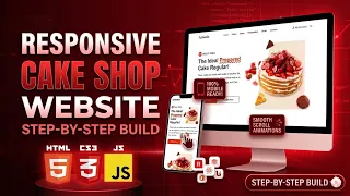 Cake Shop Website Design Using HTML CSS JavaScript Free Source Code