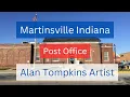 Martinsville Indiana Post Office Building and Mural