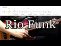 LEE RITENOUR \u0026 Marcus Miller - Rio Funk(Bass Cover)(Play Along With Tabs In Video)