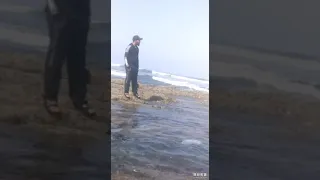 جيتك يا لبحر غير باش تصبرني ساعة رجعت أنا نصبر فيك 