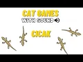 Download Lagu CAT GAMES - CICAK MERAYAP DI DINDING DENGAN SUARA RELAXING SLEEP, FULL 30 MENIT
