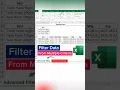 Filter data based on Multiple Criteria Advanced Filter in Excel