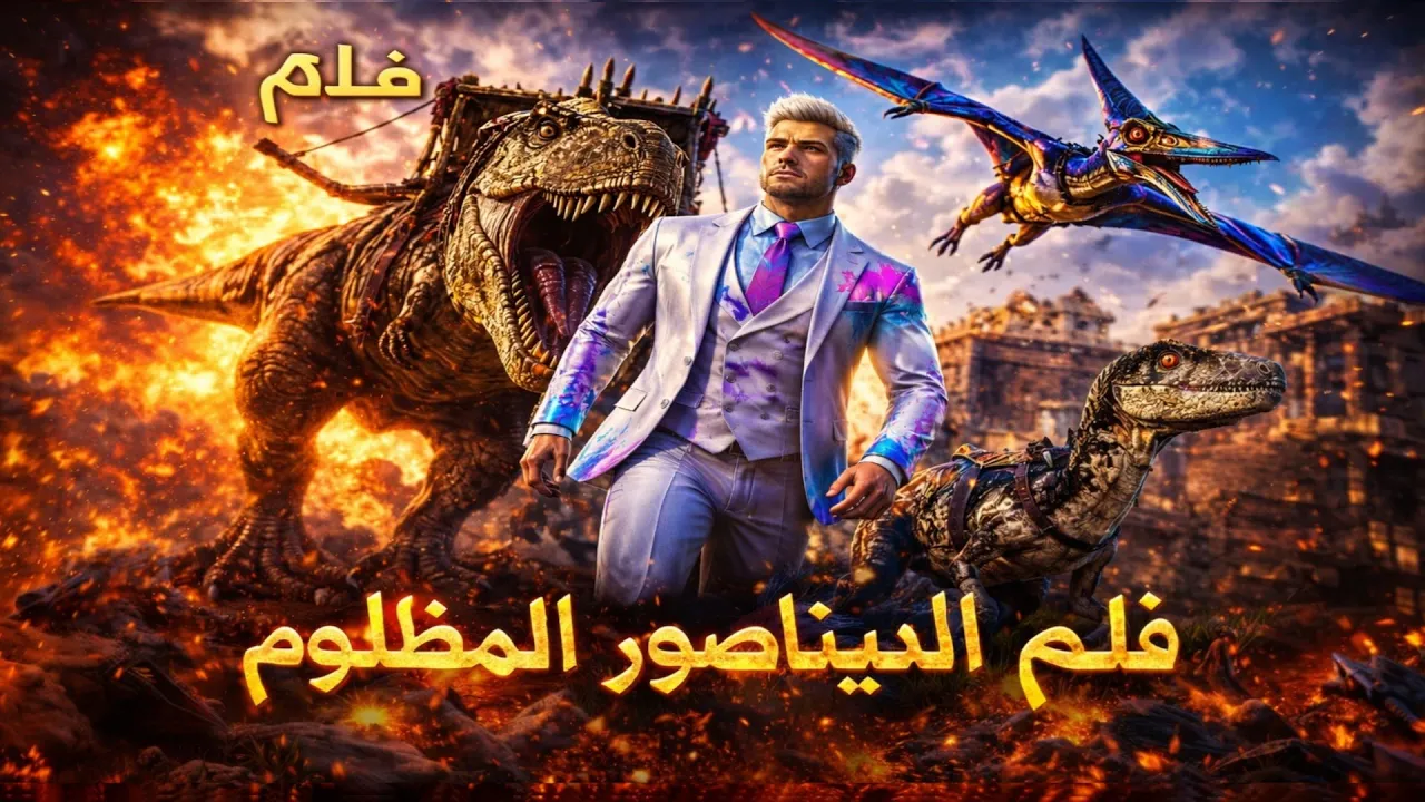 فلم الديناصور المظلوم مستحيل يلي صار😱😂 | كابوس ببجي