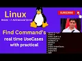 Linux FIND COMMAND tutorial with practical Use case s How to find files and directory in Linux