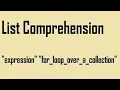 PYTHON TUTORIAL 5 LIST COMPREHENSION IN PYTHON PROGRAMMING WITH EXAMPLE