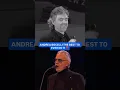 Andrea Bocelli An icon then and an icon now