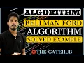 Bellman Ford Algorithm Solved Example Bellman Ford algorithm shortest path GATECSE DAA