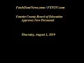 Fannin County Board of Education Approves New Personnel