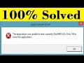 How To Fix The Application Was Unable To Start Correctly (0xc0000142) Error In windows (7/8/10 )