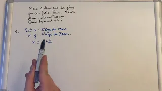 Résoudre Un Problème Avec Des équations 