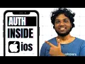 How to add Auth to your iOS App step by step guide