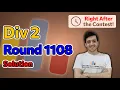 Codeforces Round 1108 Div 2 Solutions by Arpa