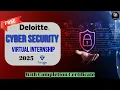 You WON T BELIEVE What I Learnt from Deloitte Cybersecurity Internship