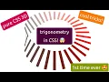 Mobius strip with CSS trigonometric functions