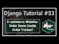 E-Commerce Website Displaying Order Items In Tracker Python Django Tutorials In Hindi