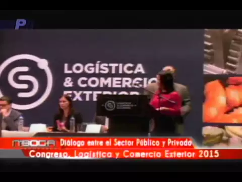 Diálogo entre el sector público y privado congreso, logística y Comercio Exterior 2015