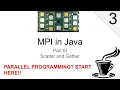 MPI in Java Part 3 Scatter and Gather