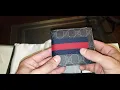 Gucci GG WEB Supreme wallet unboxing